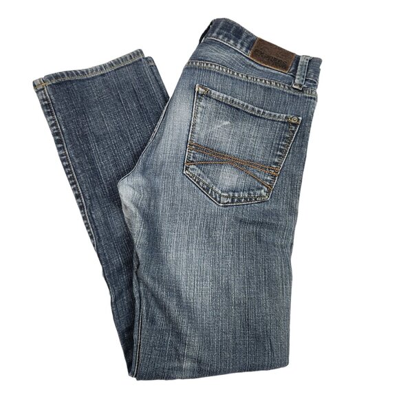 Express Men's Slim Fit Jeans 32x31 Straight Leg Denim Blue - Picture 1 of 6